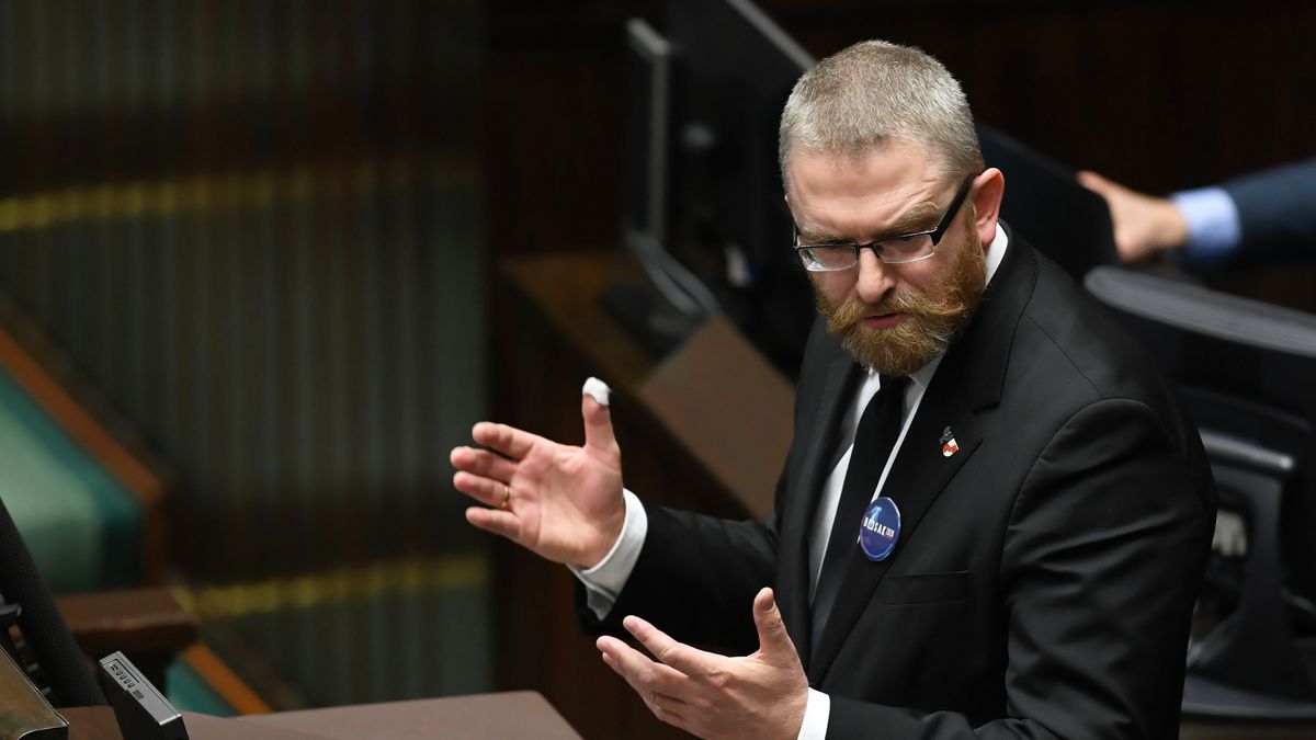 Grzegorz Braun nie szczędził słów w stronę Rządu na ostatnim posiedzeniu Sejmu