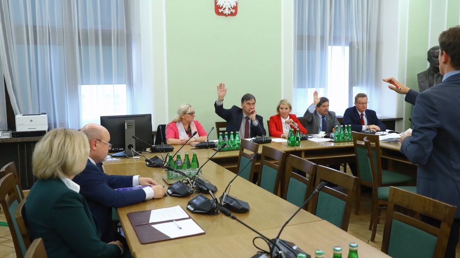 Posiedzenie Komisji do Spraw Kontroli Państwowej w sprawie zaopiniowania wniosków prezesa NIK Mariana Banasia