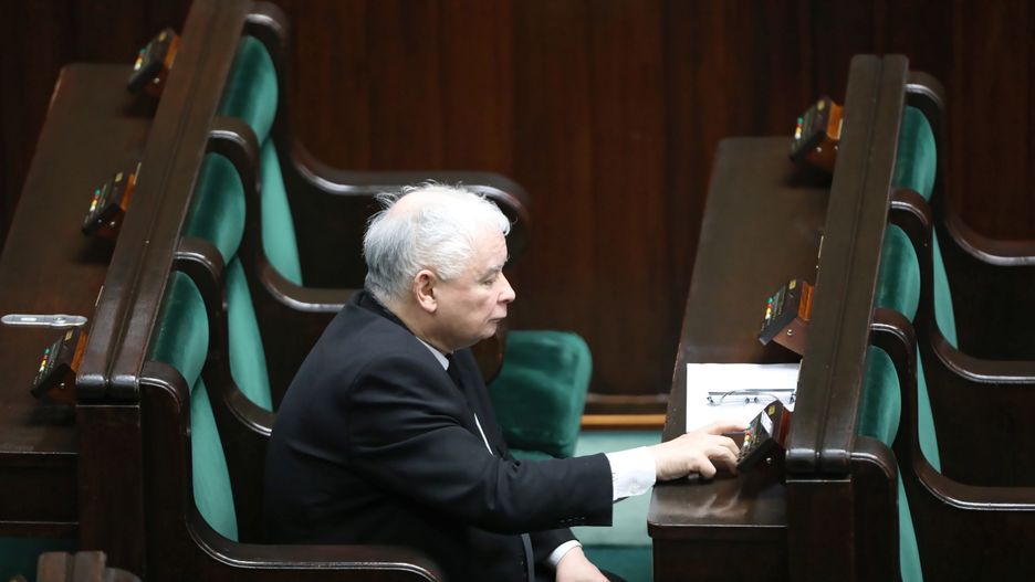 PiS przegrało głosowanie w Sejmie. Na zdjęciu Jarosław Kaczyński 