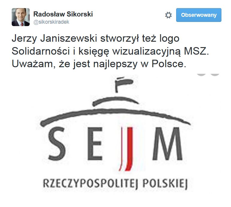 Nowe logo Sejmu. 