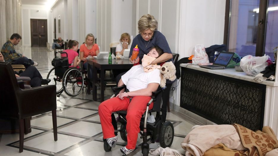 Niepełnosprawni i ich bliscy domagają się wsparcia