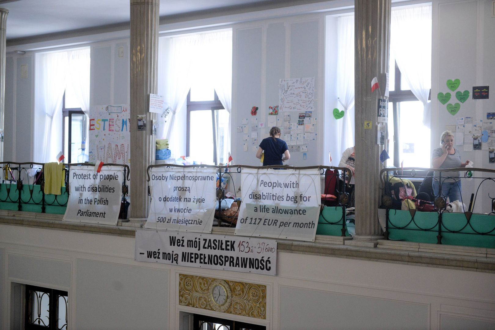 Protest w Sejmie trwa od ponad miesiąca 
