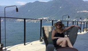 Monika Olejnik na wakacjach