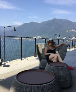 Monika Olejnik na wakacjach