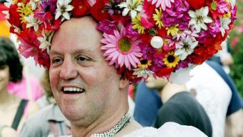 Jeden z uczestników parady