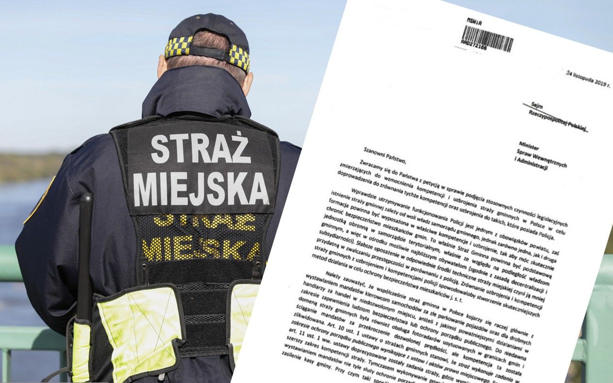 Strażnicy Miejscy pod broń. Chcą być jak policja