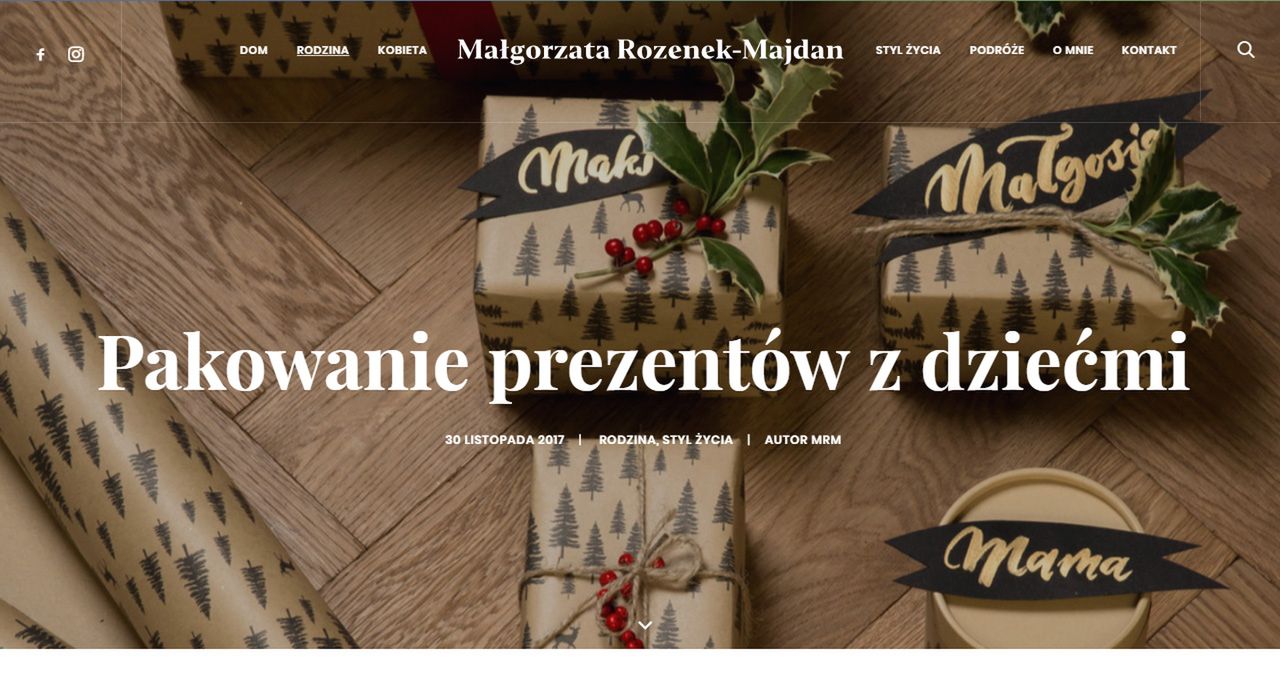 Małgorzata Rozenek otworzyła bloga z poradami