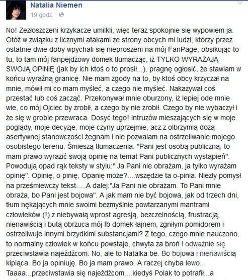 Natalia Niemen

Fotografia: Facebook.pl