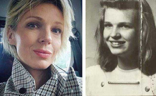 Magda Mołek w młodości