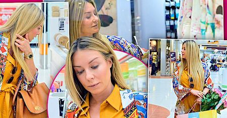 "Musztardowa" Małgorzata Rozenek przyłapana na shoppingu w Pasażu TESCO! Nie oszczędzała na zakupach przed Dniem Matki