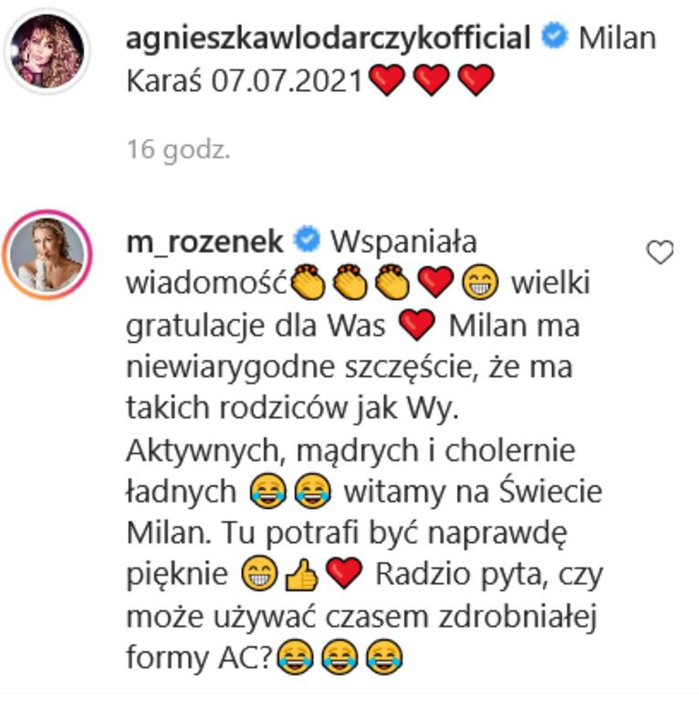 Małgorzata Rozenek gratuluje Agnieszce Włodarczyk