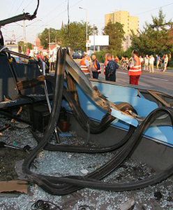 Zderzenie tramwaju z busem