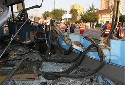 Zderzenie tramwaju z busem