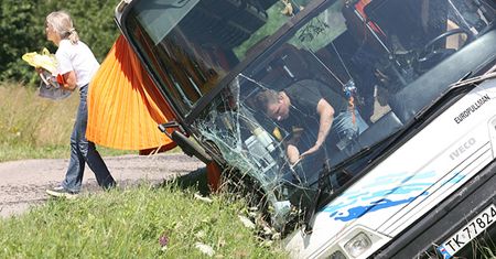 Wypadek autokaru