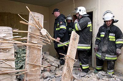 Runął budynek w Wielkopolsce - jedna osoba zginęła