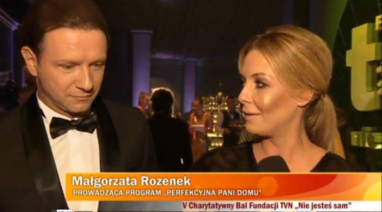 Małgorzta Rozenek, Radosław Majdan, Fotografia: screen DDTVN