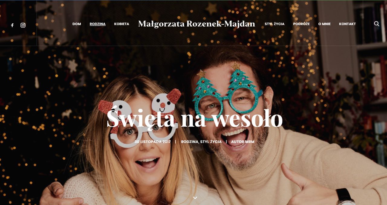 Małgorzata Rozenek otworzyła bloga z poradami