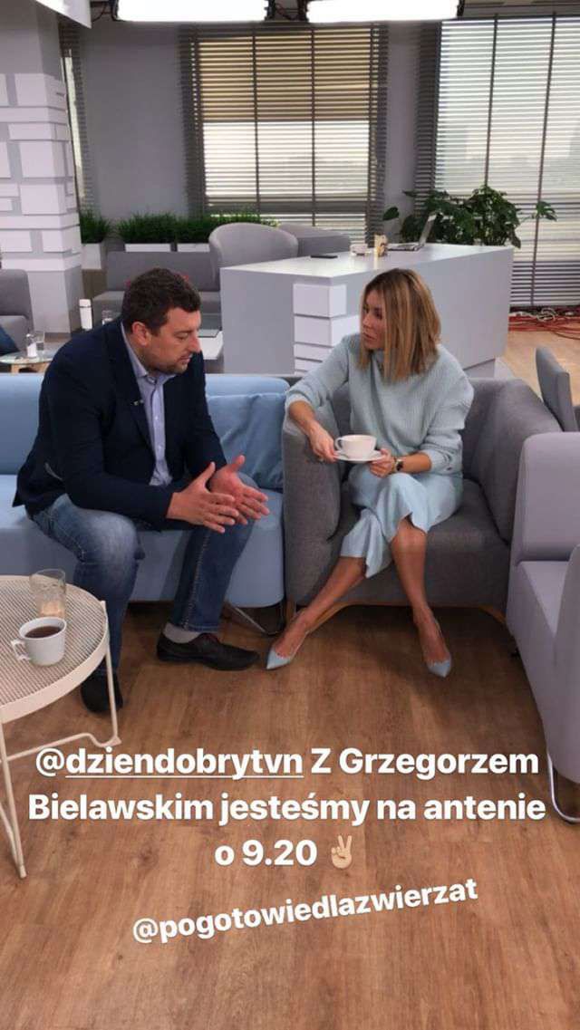 Małgorzata Rozenek w studio Dzień Dobry TVN