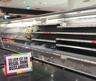 Półki w markecie opustoszały. Klienci przecierali oczy ze zdumienia