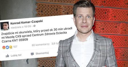Filip Chajzer pomógł lekarzowi. Znamy finał akcji ze skradzionym samochodem [WIDEO]