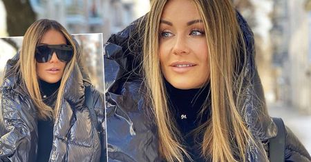 Małgorzata Rozenek w zimowej stylizacji. Krótka kurtka odciągała uwagę od jej luksusowej torebki. Kosztuje krocie