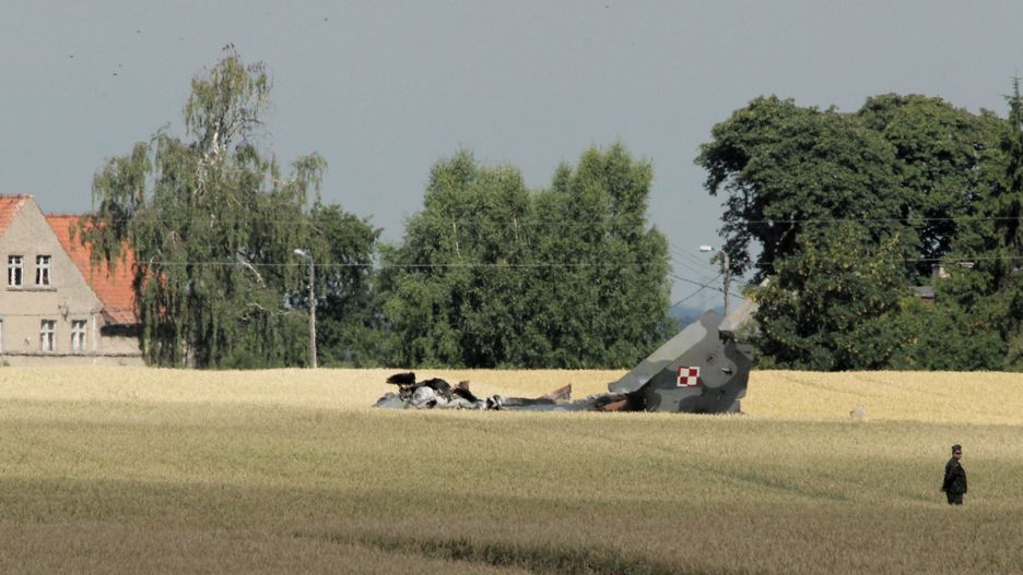 Katastrofa MIG-29 we wsi Sakówko pod Pasłękiem