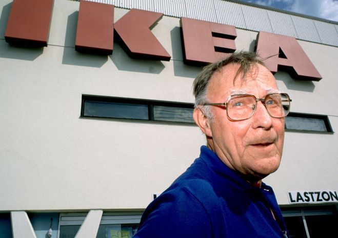 Założyciel Ikei Ingvar Kamprad kupuje ubrania w lumpeksach