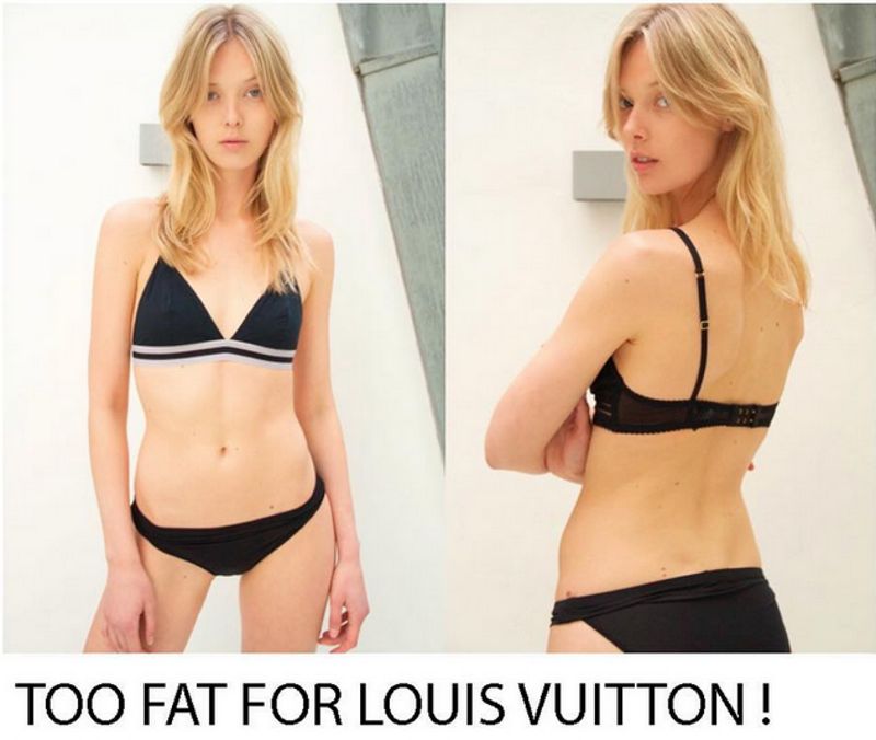Modelka o rozmiarze 34 – ZA GRUBA dla Louis Vuitton