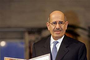 Pokojowy Nobel wręczony MAEA i ElBaradei
