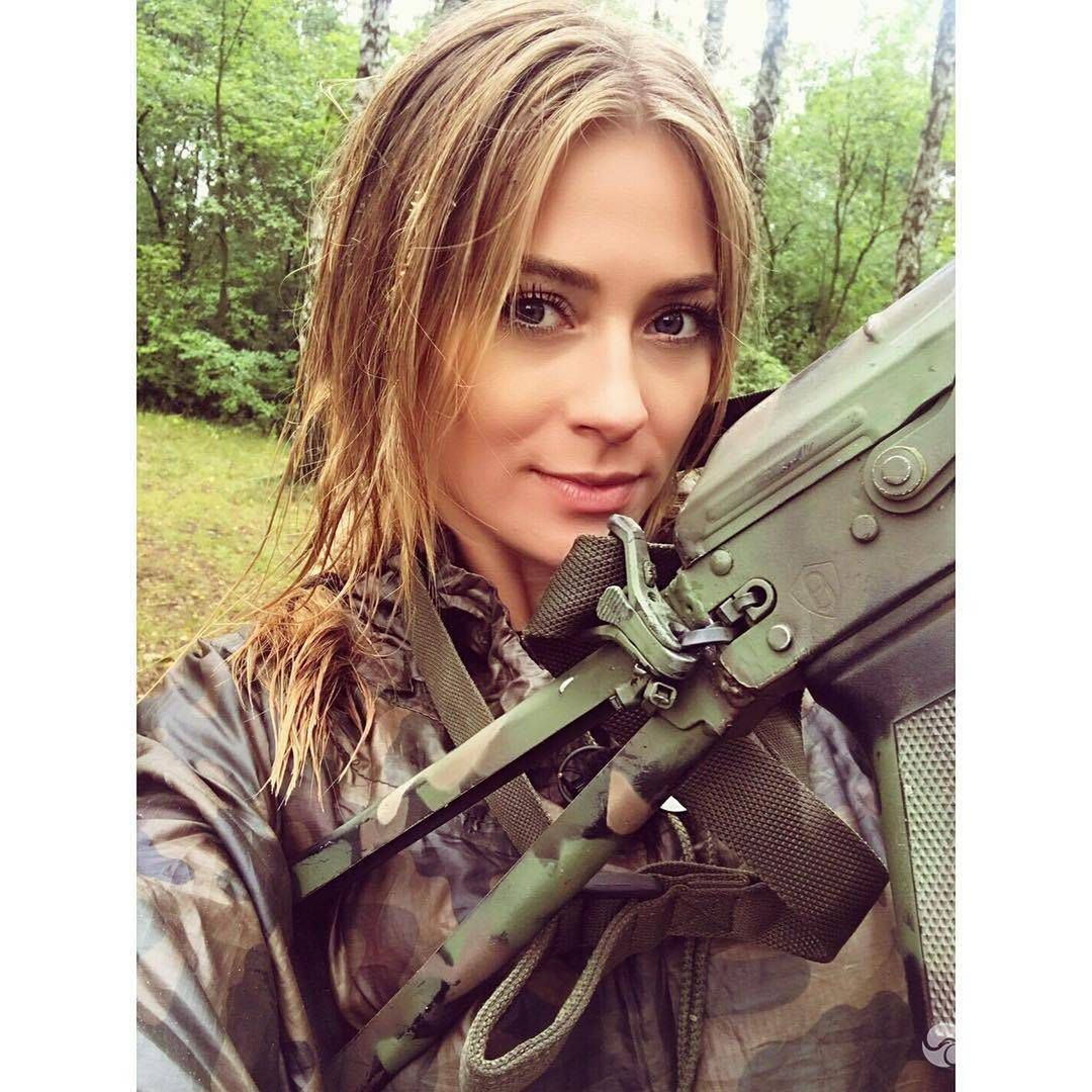 Marcelina Zawadzka na poligonie