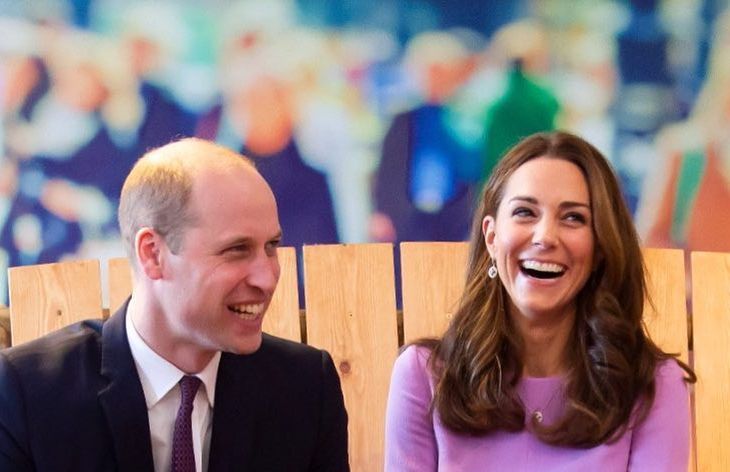 Kate Middleton w lawendowej sukience 