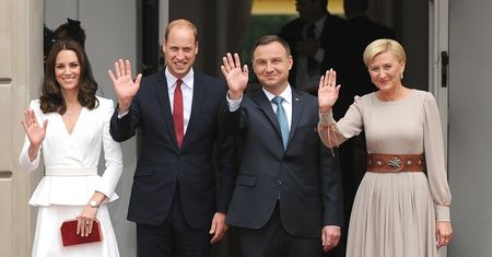Agata Duda na spotkaniu z Kate Middleton. Jak wyglądała pierwsza dama?