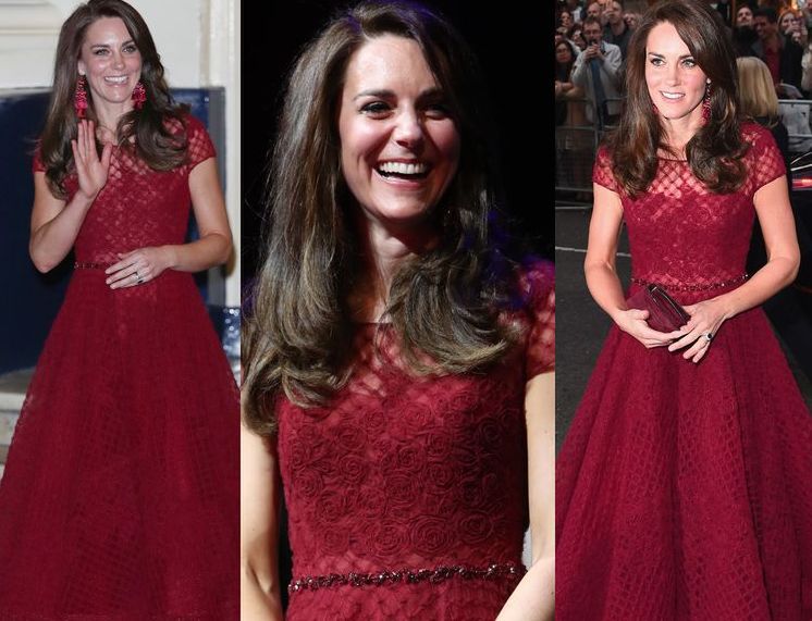 Lady in red! Księżna Kate dawno nie wyglądała tak pięknie