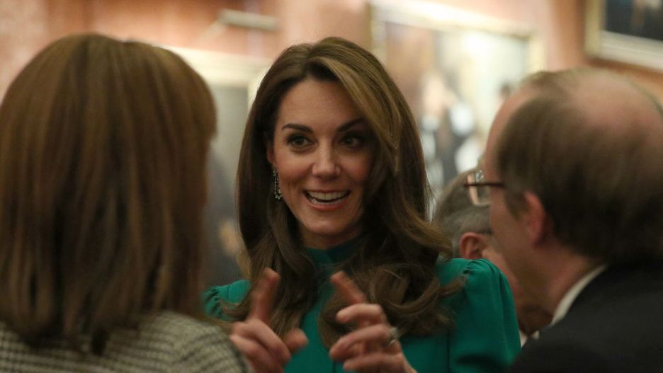 Kate Middleton pojawiła się na przyjęciu w Pałacu Buckingham
