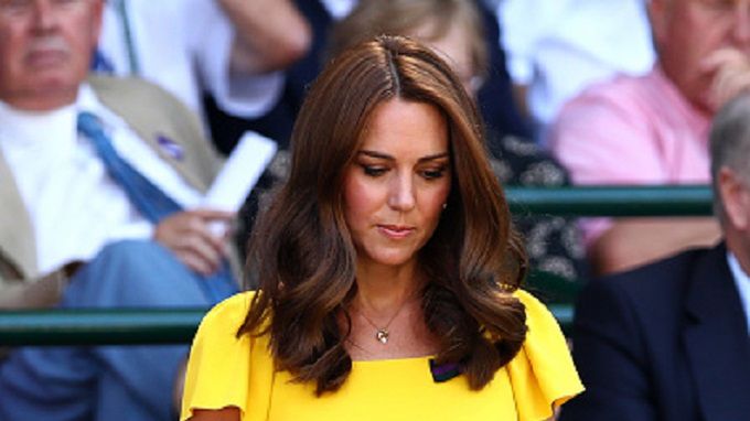 Kate Middleton podczas tegorocznego Wimbledonu 