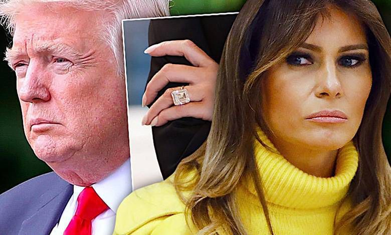 Melania Trump, Donald, pierścionek zaręczynowy