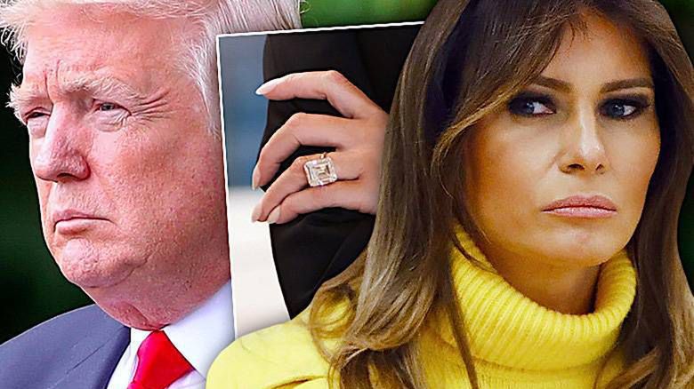 Melania Trump, Donald, pierścionek zaręczynowy