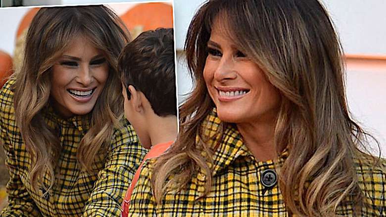Melania Trump stylizacja na Halloween