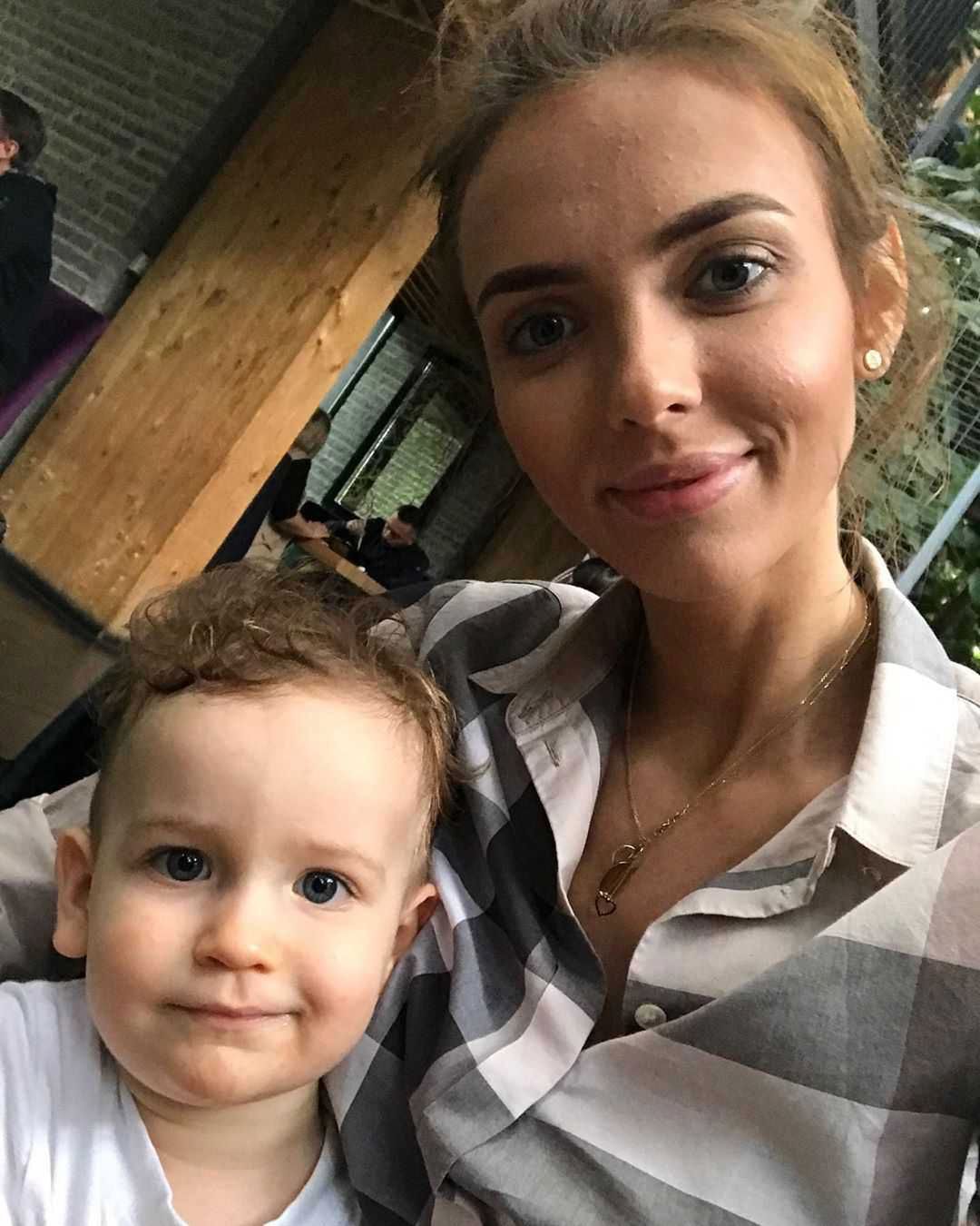 Marcela Leszczak z synkiem