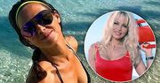 Romantyczna Kinga Rusin biega po plaży w Los Angeles! Wygląda jak Pamela Anderson! "Nie mogłam sobie odmówić"