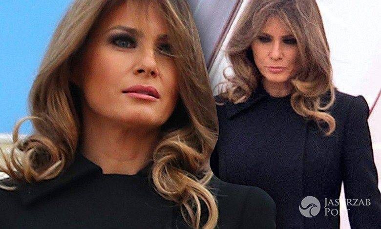 Melania Trump cała na czarno z wizytą w Chinach. Skąd ten smutek na jej twarzy?