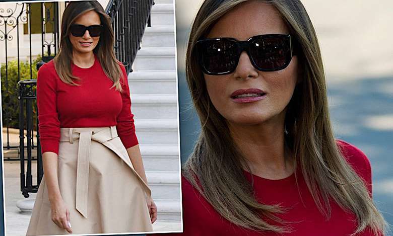 Melania Trump w szpilkach Christiana Louboutina