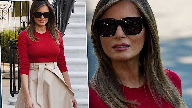 Melania Trump w szpilkach Christiana Louboutina