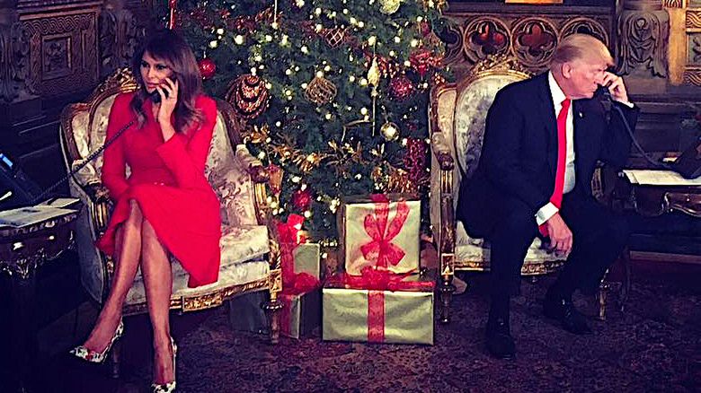 Melania Trump, Donald, wigilia