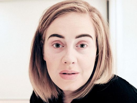 Adele bez makijażu