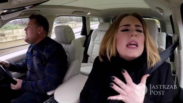 Adele i James Corden w Carpool Karaoke