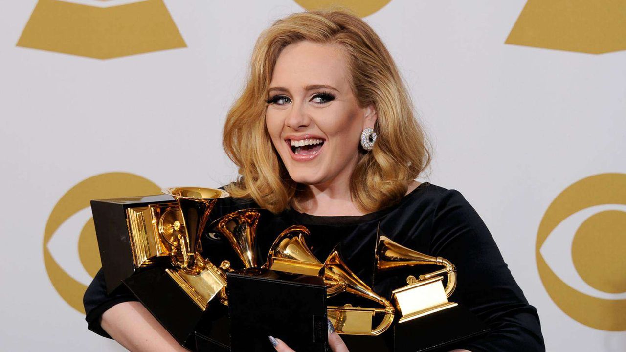 Adele z nagrodami Grammy