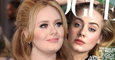 Odmieniona Adele pozuje na okładce marcowego Vogue. Wygląda bezbłędnie!