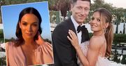 Lewandowscy i Krupińska na weselu u przyjaciół. Paulina jedyna bez partnera, ale za to z jakim dekoltem! Co się stało z jej mężem?