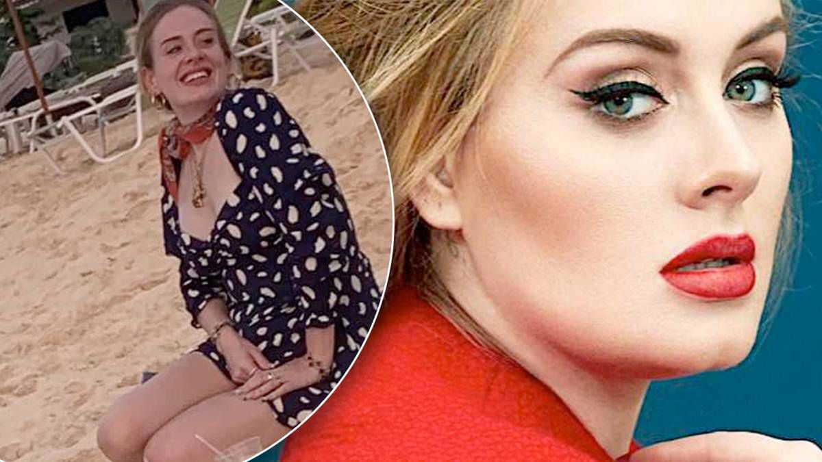 Adele kusi na plaży. Dopiero teraz widać, jak bardzo schudła! Wygląda bardzo fit!